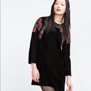 ZARA VELVET DRESS